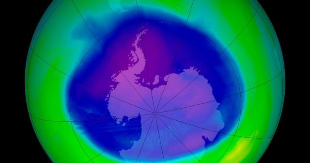 Antarctic ozone hole 2005