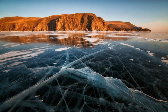 Ice on Lake Baikal 