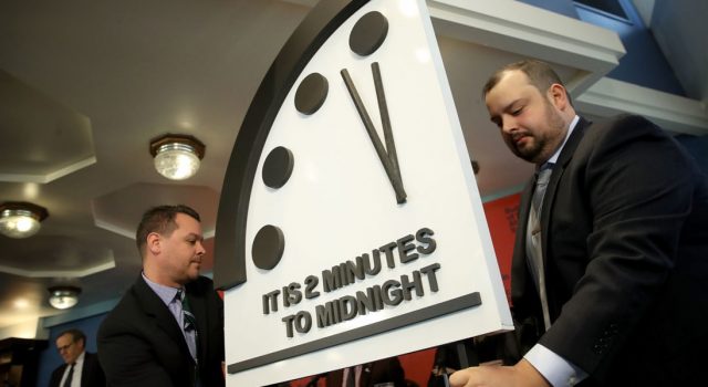 Bulletin Of The Atomic Scientists Moves The "Doomsday Clock" 30 Seconds Closer To Symbolic Apocalypse