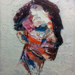 Τζομάκας Γιάννης, Εύνωτος, 40 x 50cm, Aκρυλικά σε καμβά