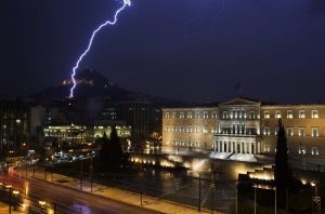 Athens storm