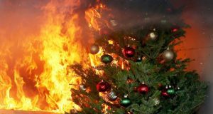 christmas tree fire