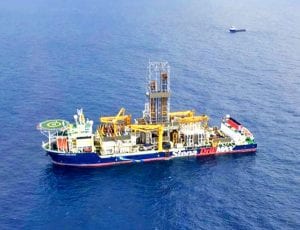 Stena DrillMAX at drillimg location, offshore Israel