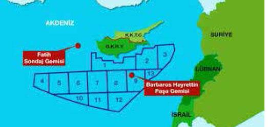 Τουρκικός χάρτης για κυπριακή ΑΟΖ 1