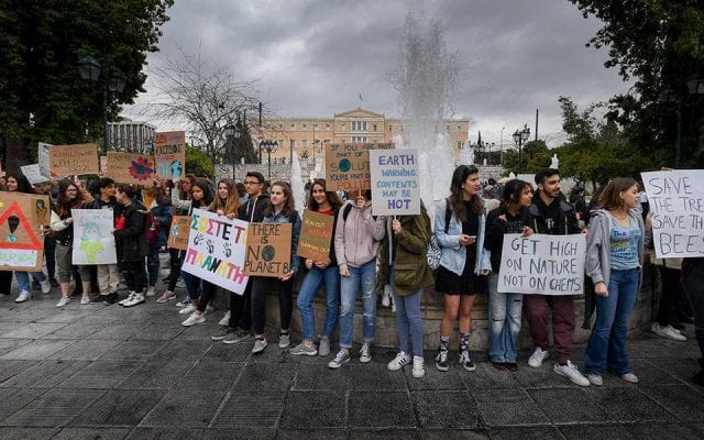 Πορεία για το κλίμα στην Αθήνα