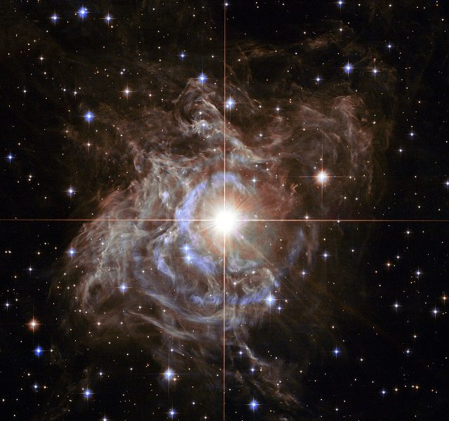 Hubble image of variable star RS Puppis