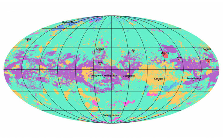 Τιτάνας: Ο δορυφόρος του Κρόνου απέκτησε γεωλογικό χάρτη
