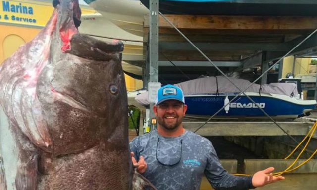 Ψαράς έπιασε σφυρίδα 50 ετών που ζύγιζε 160 κιλά