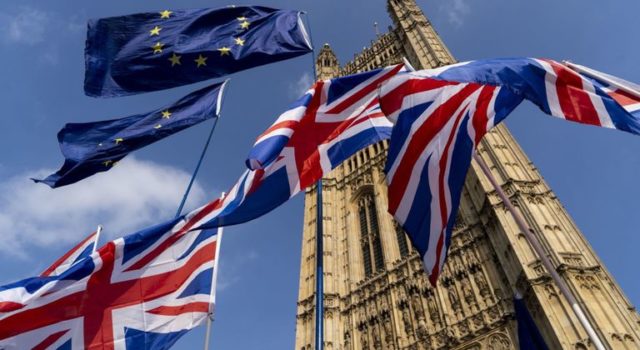 skynews brexit flags westminster 4809232