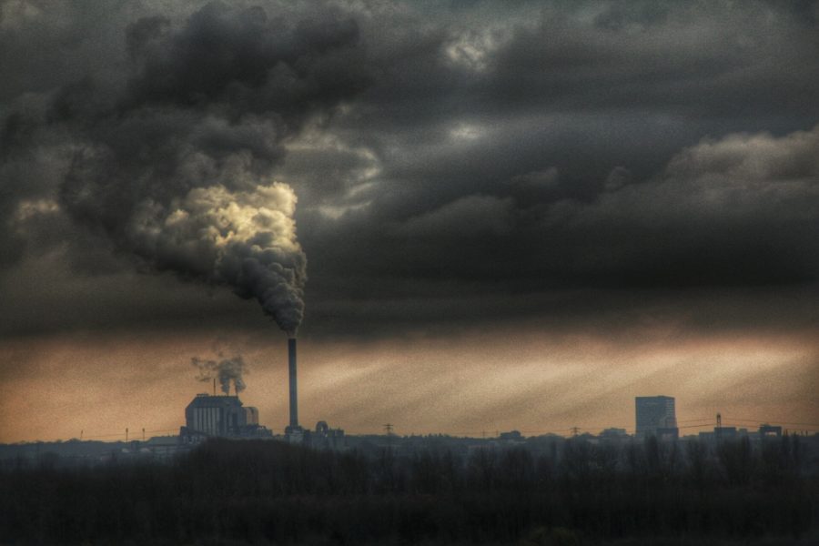 μόλυνση της ατμόσφαιρας, εργοστάσιο