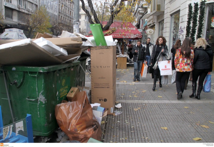 Σκουπίδια στη Θεσσαλονίκη