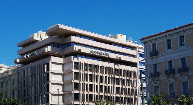 Alpha Bank offices in Athens