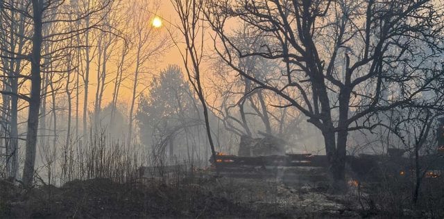 Φωτιά - Τσερνόμπιλ, Ουκρανία