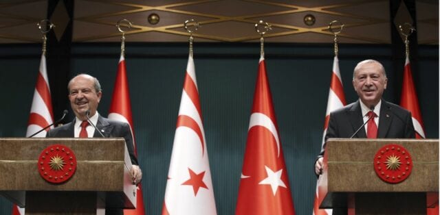 Ερσιν Τατάρ - Ρετζέπ Ταγίπ Ερντογάν (Turkish Presidency via AP, Pool)
