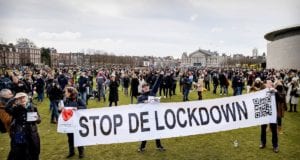 ολλανδία lockdown διαμαρτυρία