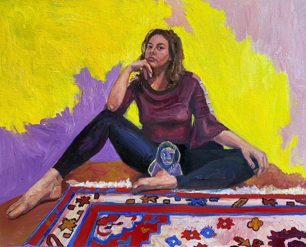 Antinea Boletsi, Katerina , 40x50cm, oil on canvas,
