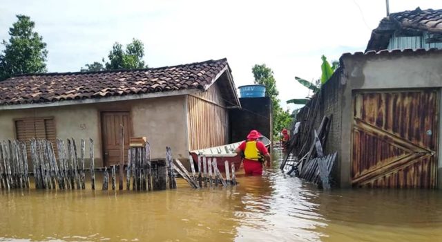 Floods in Rio Maria Para Brazil March 2021 Photo Defesa Civil Para