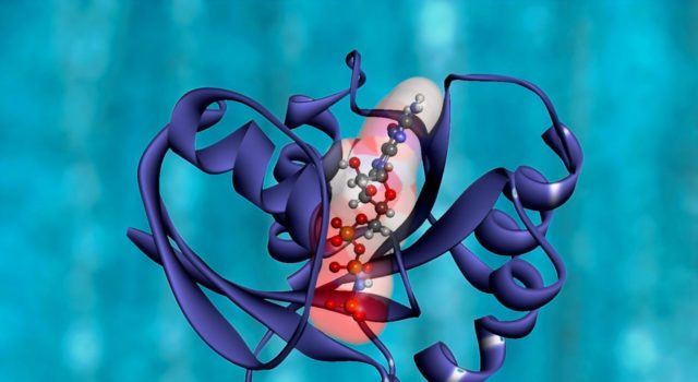 protein structure unsplash