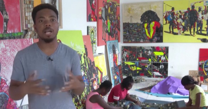 The Ivorian artist transforming used phones into works of art Africanews