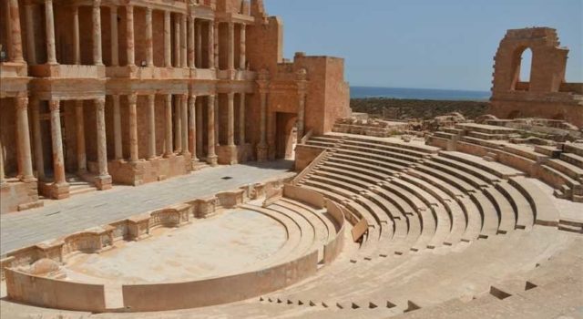 Roman Theatre in Sabratha, Libya, North Africa