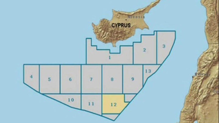 Χάρτης Ενέργεια Κυπριακή ΑΟΖ - ΑΠΕ-ΜΠΕ