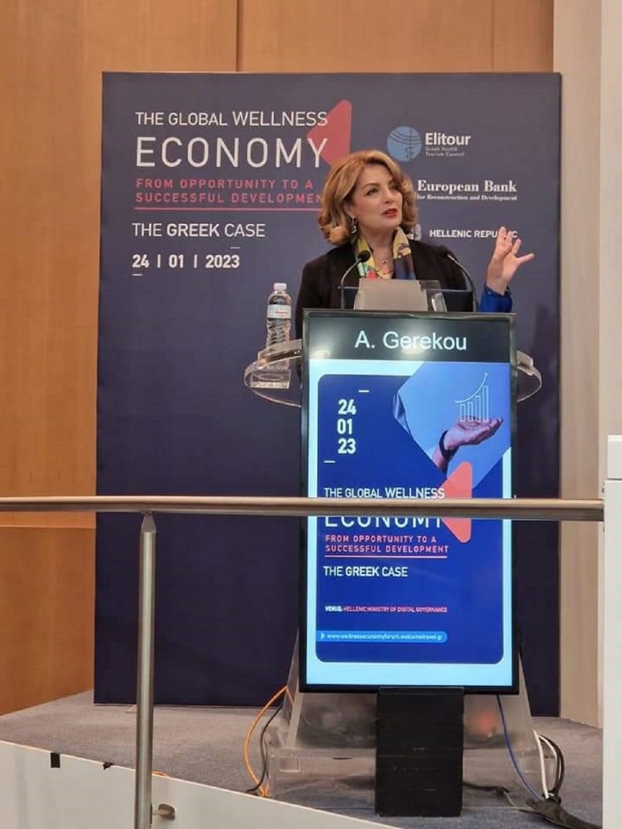 Άντζελα Γκερέκου - Global Wellness Economy Forum