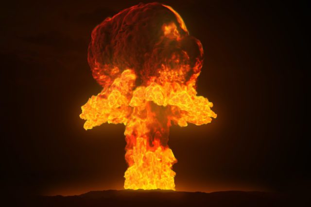 Atom Bomb Nuclear Explosion