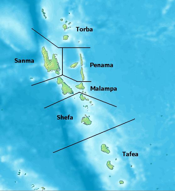 Vanuatu Provinces