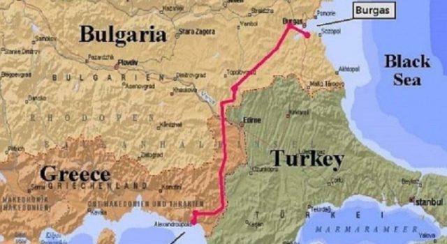 Χάρτης Burgas–Alexandroupoli pipeline 640x360