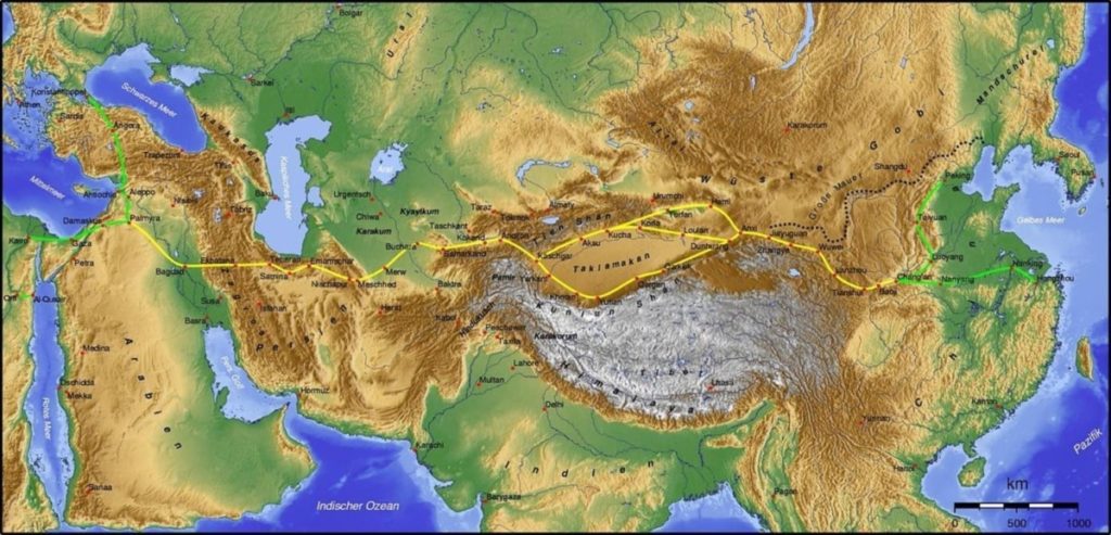 Δρόμος του μεταξιου Silk road