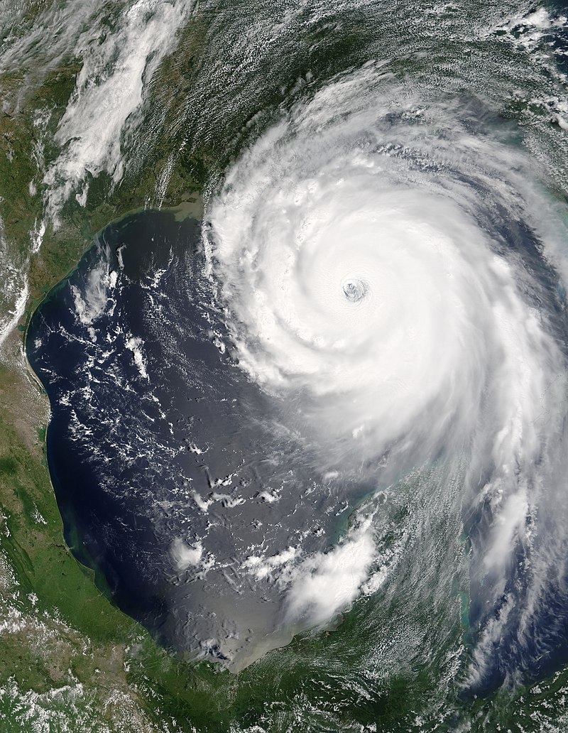 Τυφώνας Hurricane Katrina August 28 2005 NASA