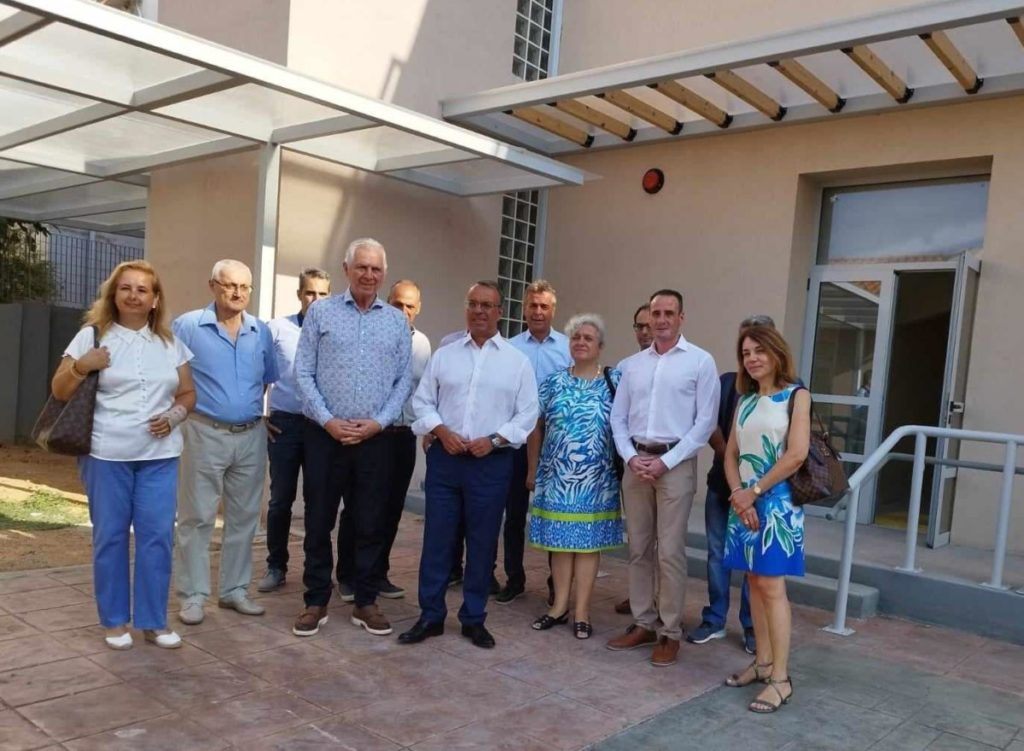 Επίσκεψη υπουργού Μεταφορών και Υποδομών, Χρ. Σταϊκούρα στις εγκαταστάσεις του νέου ΕΕΚ στο Περιστέρι