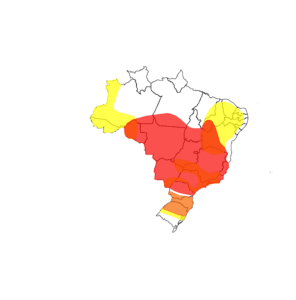 Βραζιλία χαρτης καύσωνας