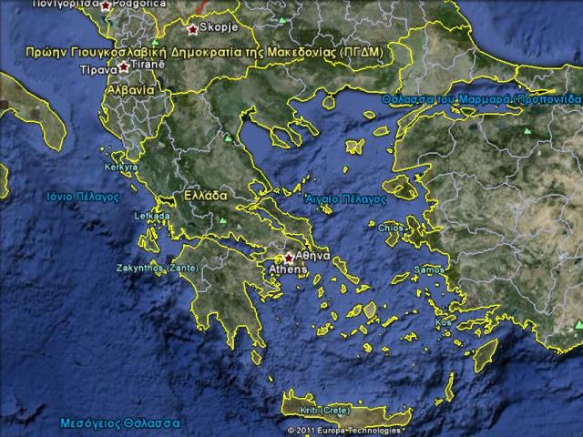Ελλάδα χάρτης