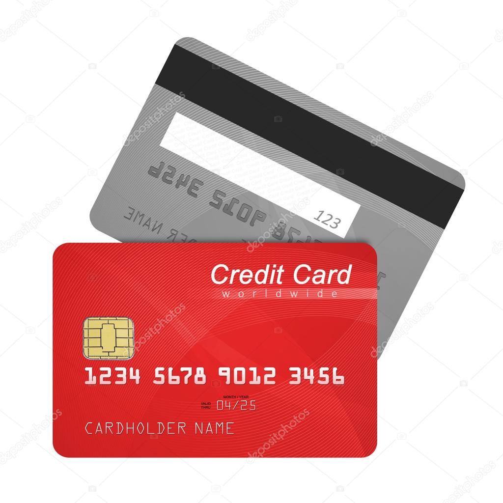 credit card front and back