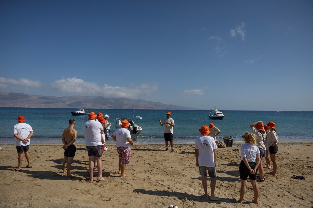 DEH iSea (3) Καθαρισμός παραλία 