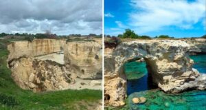 Κατέρρευσε η «αψίδα του έρωτα» ανήμερα του Αγίου Βαλεντίνου στην Ιταλία! – Βίντεο salento 2.webp