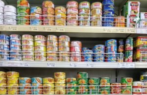 Sampit,,Indonesia, ,Ocotober,,6,2024.,Organized,Supermarket,Aisles,Displaying